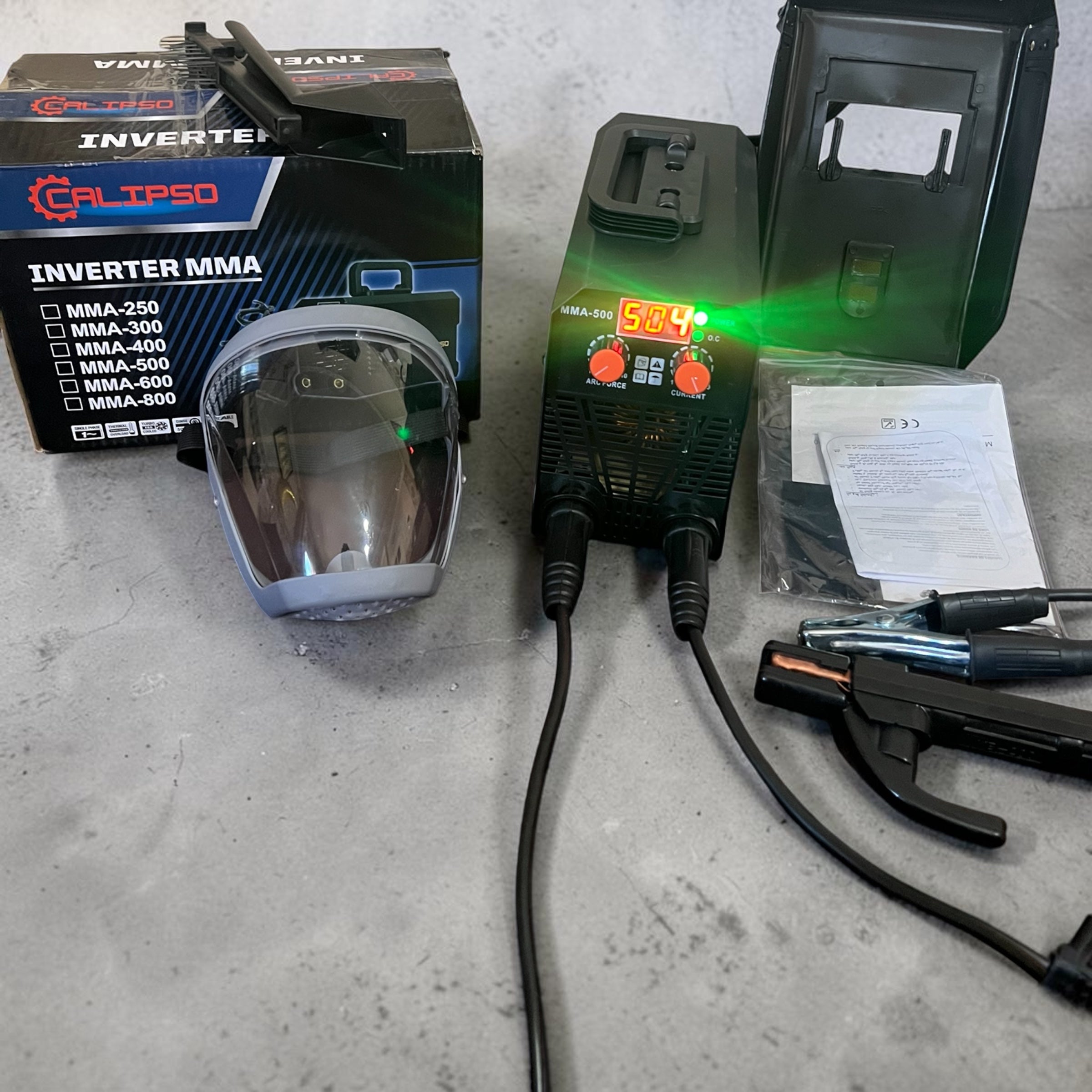 Poste a souder Calipso 500A+ Masque