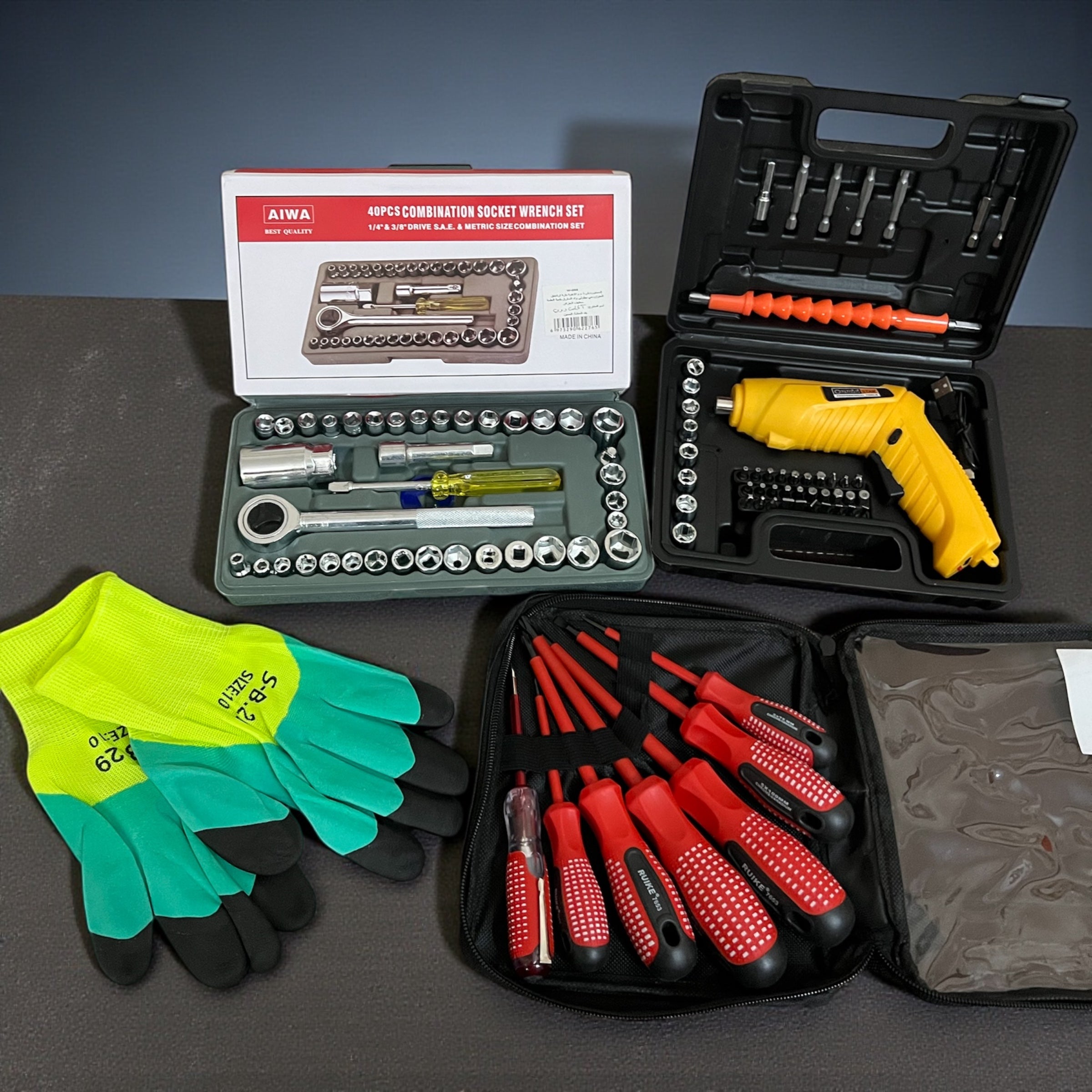 Pack viss 4.2v + 40p + trvs7p + les gants